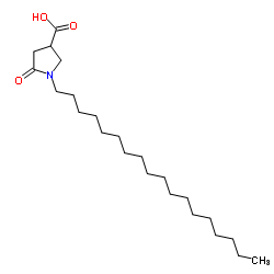 1-Octadecyl-5-oxo-3-pyrrolidinecarboxylic acid Structure