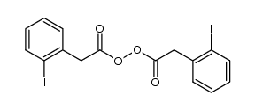 Bis-[2-jod-phenylacetyl]-peroxid结构式