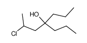 2-chloro-4-propylheptan-4-ol Structure