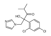 2-(2,4-dichlorophenyl)-2-hydroxy-1-imidazol-1-yl-4-methylpentan-3-one Structure