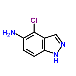 4-Chloro-1H-indazol-5-amine Structure