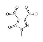 2-methyl-4,5-dinitro-1-oxidotriazol-1-ium Structure