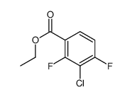 Ethyl 3-chloro-2,4-difluorobenzoate结构式