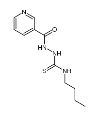 4-butyl-1-nicotinoyl-thiosemicarbazide Structure