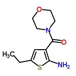 (2-Amino-5-ethyl-3-thienyl)(4-morpholinyl)methanone structure