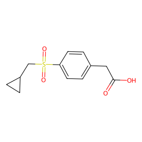 Benzeneacetic acid, 4-[(cyclopropylmethyl)sulfonyl]-图片