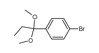 1-bromo-4-(1,1-dimethoxypropyl)benzene Structure