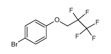 1-bromo-4-(2,2,3,3,3-pentafluoropropoxy)benzene结构式