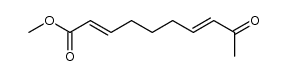 Decadien-(2.7)-on-(9)-saeure-(1)-methylester Structure