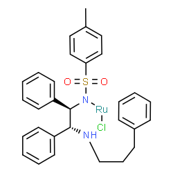 {N-[3-(η6-苯基)丙基]-[(1R-2R)-1,2-二苯基-1-4-甲基苯磺酰胺基(kN'')-乙基-2-氨基-(kN)]}钌(II)[(R,R)-Teth-TsDpen RuCl WILLS CATALYST]图片