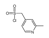 (2-methylpyridin-4-yl)methanesulfonyl chloride Structure