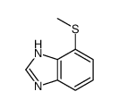 1H-Benzimidazole,4-(methylthio)-(9CI) structure