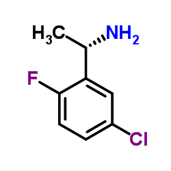 (1S)-1-(5-Chloro-2-fluorophenyl)ethanamine结构式