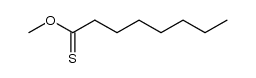 O-methyl octanethioate Structure