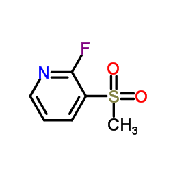 2-Fluoro-3-methylsulfonylpyridine Structure