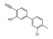 4-(3-chloro-4-methylphenyl)-2-hydroxybenzonitrile结构式