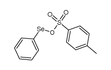 benzeneselenenyl p-toluenesulfonate Structure