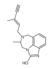 6(3Me-2-Penten-4-yn)TIBO-2-one Structure