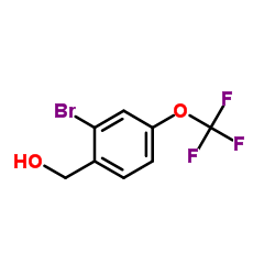 2-Bromo-4-(trifluoromethoxy)benzyl alcohol structure