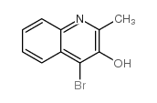 4-溴-2-甲基-3-羟基喹啉结构式