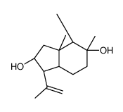 (1R,2S,3aR,4R,5S,7aR)-3a,4,5-trimethyl-1-prop-1-en-2-yl-2,3,4,6,7,7a-hexahydro-1H-indene-2,5-diol结构式