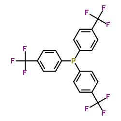 tris[4-(trifluoromethyl)phenyl]phosphane Structure