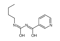 1-Butyl-3-nicotinoylurea structure