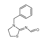 3-benzyl-2-thiazolidinylidene-formamide结构式