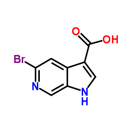 5-Bromo-1H-pyrrolo[2,3-c]pyridine-3-carboxylic acid Structure