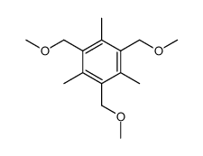 1,3,5-Trimethoxymethyl-2,4,6-trimethylbenzen结构式