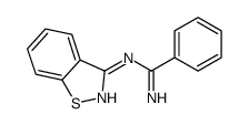 N'-(1,2-benzothiazol-3-yl)benzenecarboximidamide Structure