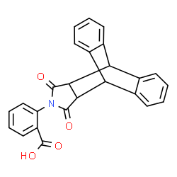 2-(16,18-dioxo-17-azapentacyclo[6.6.5.0~2,7~.0~9,14~.0~15,19~]nonadeca-2,4,6,9,11,13-hexaen-17-yl)benzoic acid (non-preferred name)结构式