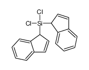 dichloro-bis(1H-inden-1-yl)silane Structure