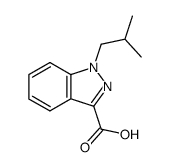 1-isobutylindazole-3-carboxylic acid结构式