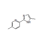 5-Methyl-2-(5-methyl-2-imidazolyl)pyridine Structure