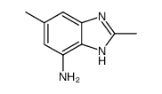 1H-Benzimidazol-4-amine,2,6-dimethyl-(9CI)结构式