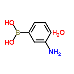 3-Aminophenylboronic acid monohydrate structure