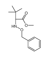 methyl (2S)-3,3-dimethyl-2-(phenylmethoxyamino)butanoate Structure