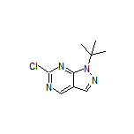 1-(tert-Butyl)-6-chloro-1H-pyrazolo[3,4-d]pyrimidine Structure