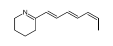 2-[(1E,3E,5E)-Hepta-1,3,5-trienyl]-3,4,5,6-tetrahydropyridine Structure