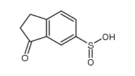 indan-1-one-6-sulfinic acid结构式