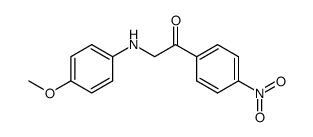 N-(p-Nitrophenacyl)-p-anisidin Structure