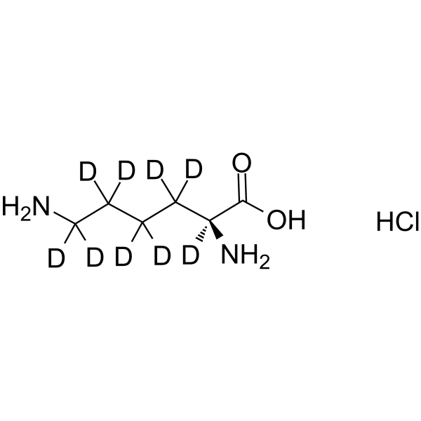 L-Lysine-d9 hydrochloride structure