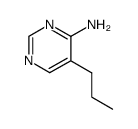 4-Pyrimidinamine, 5-propyl- (9CI) Structure