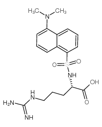 ALPHA-DANSYL-L-ARGININE HYDROCHLORIDE Structure