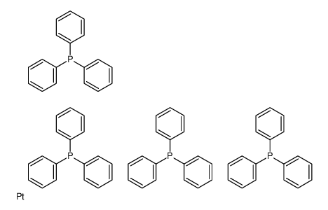 Platinum tetra(triphenylphosphine) Structure