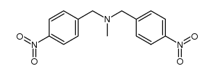 N,N-bis(p-nitrobenzyl)methylamine结构式