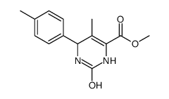 4-Pyrimidinecarboxylicacid,1,2,3,6-tetrahydro-5-methyl-6-(4-methylphenyl)-2-oxo-,methylester(9CI) structure