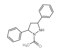 1-(3,5-diphenylpyrazolidin-1-yl)ethanone Structure