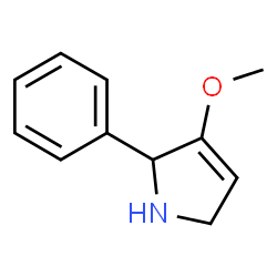 1H-Pyrrole,2,5-dihydro-3-methoxy-2-phenyl-(9CI)结构式